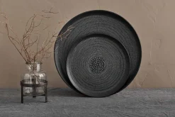 Decorative Home Accessories|Bowls & Trays^Nkuku Mahika Tray - Black