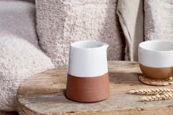 Breakfast Accessories|Jugs^Nkuku Mali Slanting Jug - White