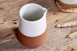 Breakfast Accessories|Jugs^Nkuku Mali Slanting Jug - White