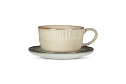 Breakfast Accessories|Teapots & Teacups^Nkuku Malia Cup & Saucer - Cream