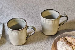 Mugs^Nkuku Malia Mug - Cream - (Set of 2)
