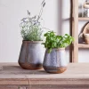 Garden Planters|Garden Décor^Nkuku Mamba Outdoor Planter - Aged Zinc