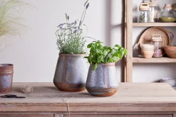 Garden Planters|Garden Décor^Nkuku Mamba Outdoor Planter - Aged Zinc
