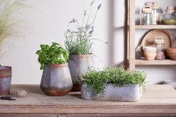 Garden Planters|Garden Décor^Nkuku Mamba Outdoor Planter - Aged Zinc