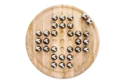 Board Games^Nkuku Mango Wood Giant Solitaire Board