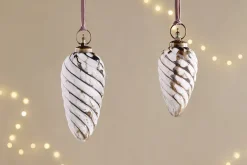 Giant Baubles|Baubles & Tree Decorations^Nkuku Maran Giant Bauble - Gold & Cream