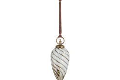 Giant Baubles|Baubles & Tree Decorations^Nkuku Maran Giant Bauble - Gold & Cream