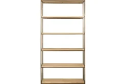 Home Office|Hallway & Bootroom^Nkuku Marjori Mango Wood And Iron Standing Shelves - Wide