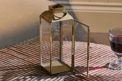Fireside|Lanterns^Nkuku Maro Brass Lantern - Tall