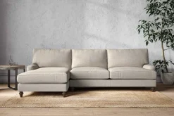 Sofa Collections^Nkuku Marri Grand Left Hand Chaise Sofa Brera Linen Natural
