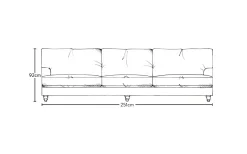 Sofa Collections^Nkuku Marri Super Grand Sofa Brera Linen Natural