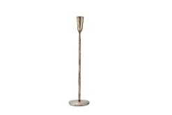 Decorative Home Accessories|Candle Holders^Nkuku Mbata Brass Candlestick - Antique Brass