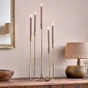 Decorative Home Accessories|Candlesticks^Nkuku Mbata Cluster Candelabra - Antique Brass