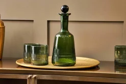 Barware|Decanters^Nkuku Mila Decanter - Dark Emerald