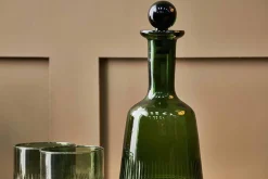 Barware|Decanters^Nkuku Mila Decanter - Dark Emerald