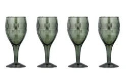 Entertaining Glasses|Wine & Champagne Glasses^Nkuku Mila Wine Glass - (Set of 4) Dark Emerald