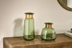Decorative Home Accessories|Vases^Nkuku Miza Glass Vase - Green