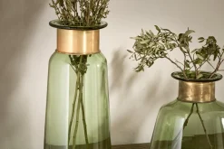 Decorative Home Accessories|Vases^Nkuku Miza Glass Vase - Green