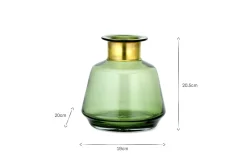 Decorative Home Accessories|Vases^Nkuku Miza Glass Vase - Green
