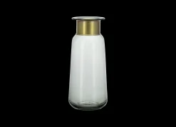 Decorative Home Accessories|Vases^Nkuku Miza Glass Vase - Smoke