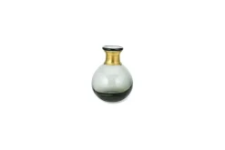 Decorative Home Accessories|Vases^Nkuku Miza Mini Glass Vase - Smoke