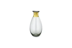 Decorative Home Accessories|Vases^Nkuku Miza Mini Glass Vase - Smoke