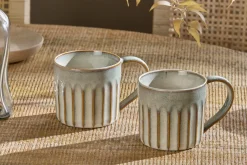 Mugs^Nkuku Moda Mug -  (Set of 2) Natural