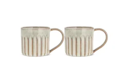 Mugs^Nkuku Moda Mug -  (Set of 2) Natural