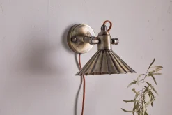 Wall Lights|Wall & Spot Lights^Nkuku Moti Wall Lamp - Antique Brass