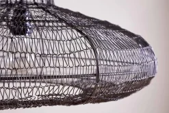 Lampshades|Pendant Shades^Nkuku Mukuni Wire Lampshade - Bronze/Black