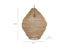 Lampshades|Pendant Shades^Nkuku Mukuni Wire Lampshade - Brass - Large