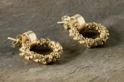 Jewellery & Jewellery Boxes|Jewellery^Nkuku Mula Earrings - Gold
