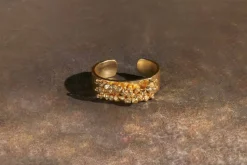 Jewellery & Jewellery Boxes|Jewellery^Nkuku Mula Ring - Gold