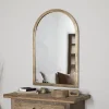 Wall Mirrors|Hallway & Bootroom^Nkuku Murwara Wall Mirror - Antique Brass