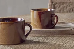 Mugs^Nkuku Naav Mugs - - Large (Set of 2) Mustard