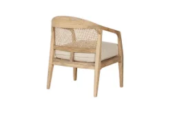 Bedroom|Occasional Chairs^Nkuku Nabhi Mango Wood & Cane Occasional Chair - Natural