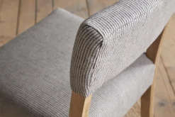 Kitchen & Dining|Dining Chairs & Benches^Nkuku Nadeeka Linen Upholstered Dining Chair - Soft Grey