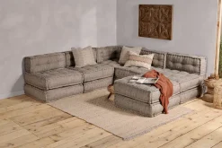 Ready To Deliver Sofas^Nkuku Nadeeka Modular Corner - Soft Grey