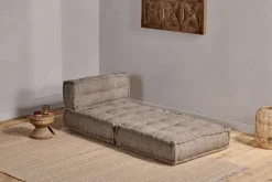 Ready To Deliver Sofas^Nkuku Nadeeka Modular Extension - Soft Grey