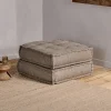 Living|Footstools & Poufs^Nkuku Nadeeka Modular Sofa Footstool - Soft Grey