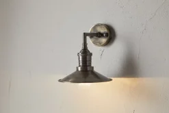 Wall Lights^Nkuku Najja Brass Wall Lamp - Antique Brass