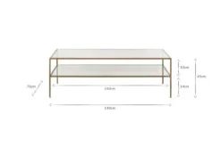 Living|Coffee Tables^Nkuku Nakuru Iron & Glass Coffee Table