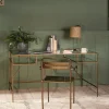Home Office|Desks^Nkuku Nakuru Iron & Glass Desk