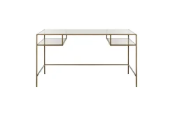 Home Office|Desks^Nkuku Nakuru Iron & Glass Desk