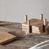 Table Settings & Linens^Nkuku Nalbari Coasters - Natural (Set of 4)