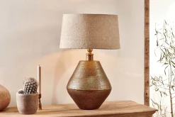 Table Lamps^Nkuku Nalgonda Lamp - Antique Brass - Large