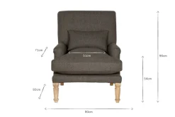 Living|Armchairs^Nkuku Nalla Wool Armchair - Charcoal
