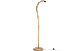 Floor Lamps^Nkuku Namira Mango Wood Floor Lamp - Natural