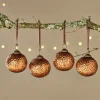 Baubles & Tree Decorations|Winter Berries^Nkuku Narangi Baubles - Copper (Set of 4)