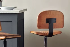 Kitchen & Dining|Bar Stools & Bar Chairs^Nkuku Narwana Bar Chair - Aged Tan